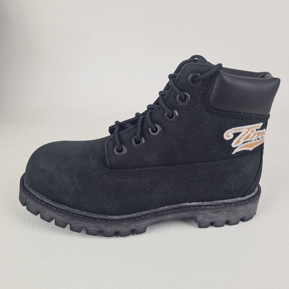 Timberland 6 In Premium Toddler Boots  Black Nubuck Outdoors